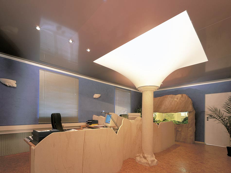 Akustikdecken | Natursteinteppich, Spanndecken, Kunstharzbeschichtungen