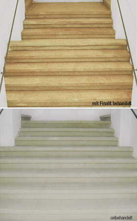 Behandlung von Treppen